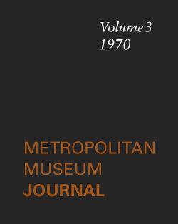 "Prints and People": Metropolitan Museum Journal, v. 3 (1970)