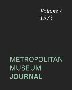 "Manet's Woman with a Parrot of 1866": Metropolitan Museum Journal, v. 7 (1973)