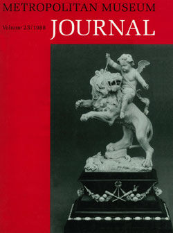 "Addenda to the Small-Scale Sculpture of Matthieu van Beveren of Antwerp": Metropolitan Museum Journal, v. 23 (1988)