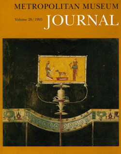 "Roman Wall Paintings from Boscotrecase: Three Studies in the Relationship Between Writing and Painting": Metropolitan Museum Journal, v. 28 (1993)