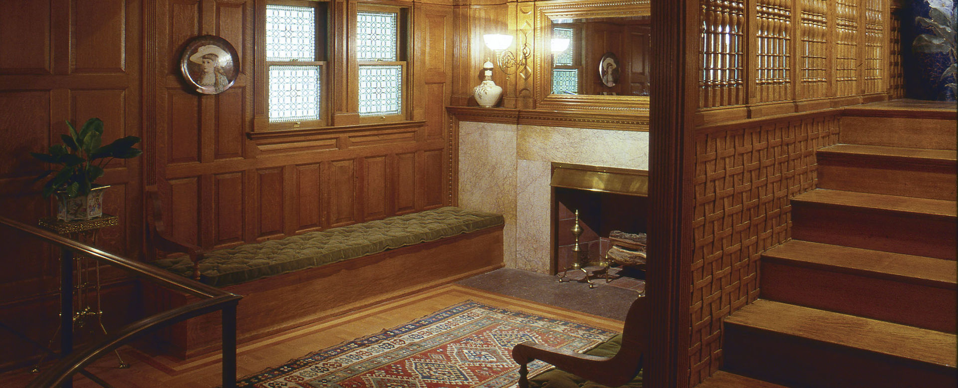 Photograph of the McKim, Mead and White Period Room with Metcalfe Stair Hall