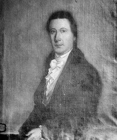 A portrait of Stephen Van Rensselaer. 