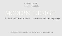 Modern Design in The Metropolitan Museum of Art, 1890&ndash;1990