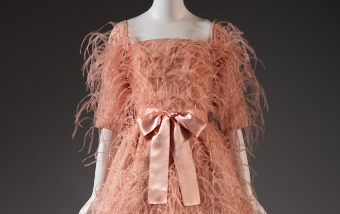 Pink Balenciaga evening dress