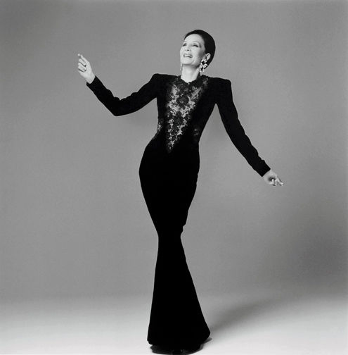 Jacqueline de Ribes in her own design, 1986
