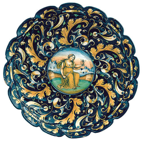 Fluted Bowl (<i>Crespina</i>) with an Allegory of Unrequited Love