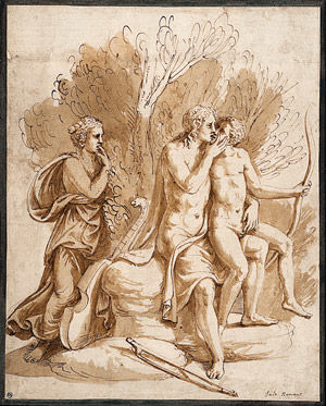 Apollo and Cyparissus or Apollo and Hyacinth