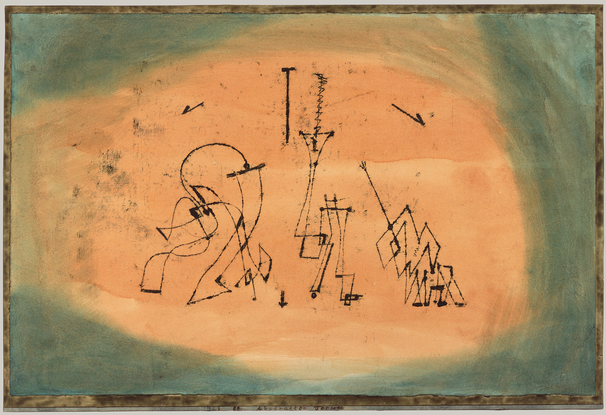 Abstract Trio Paul Klee 1984.315.36 Work of Art Heilbrunn