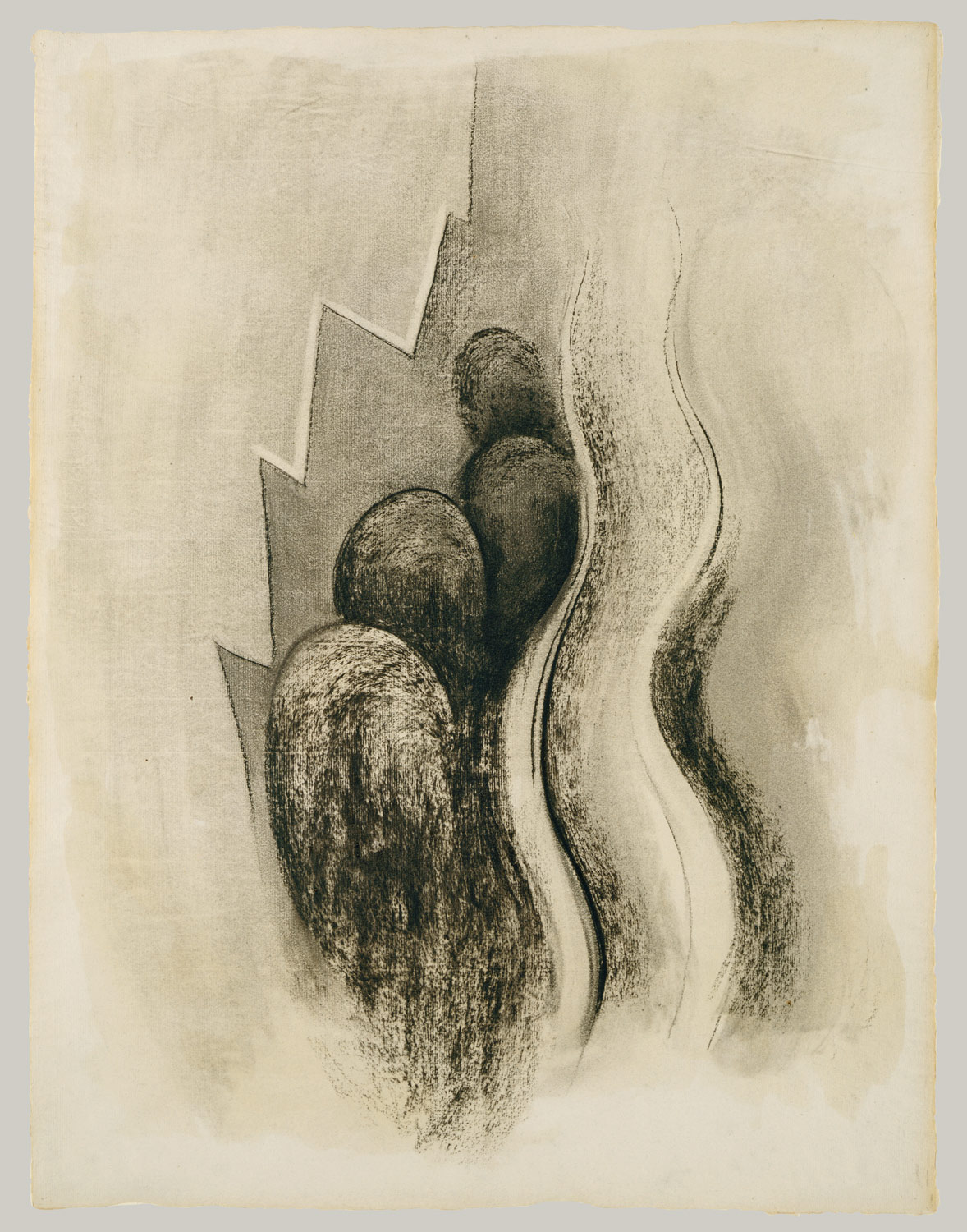 Drawing XIII O'Keeffe 50.236.2 Work of Art Heilbrunn