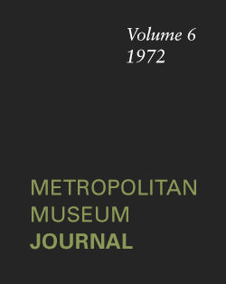 "A Theory about the Early History of the Cloisters Apocalypse": Metropolitan Museum Journal, v. 6 (1972)