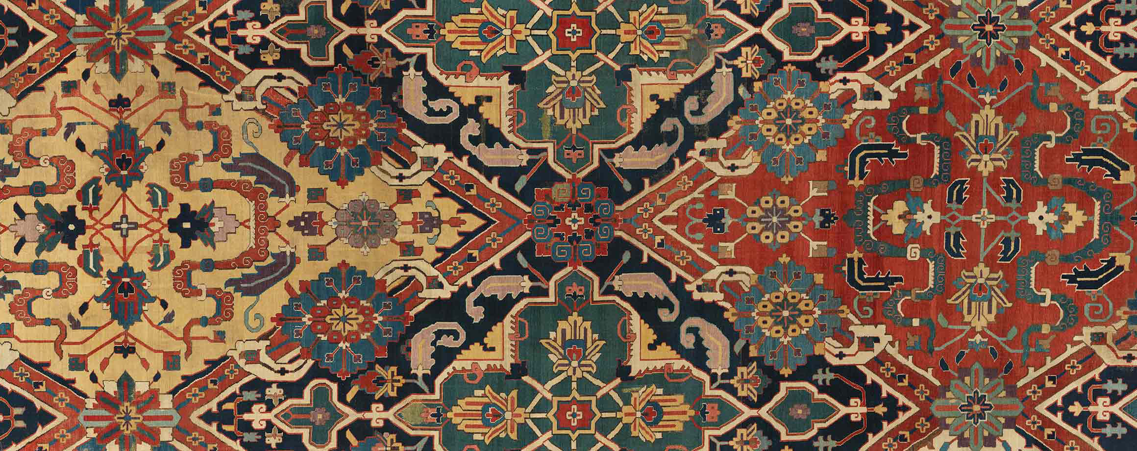 Detail of an intricate woven pattern