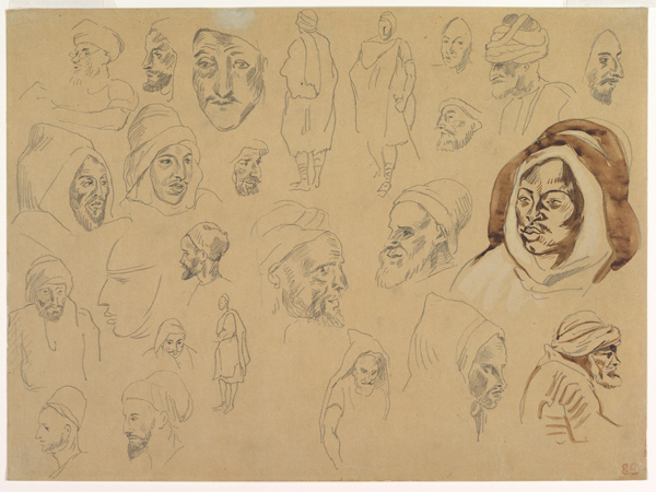 A Recent Gift of Delacroix Drawings Highlighted in New Gallery Rotation