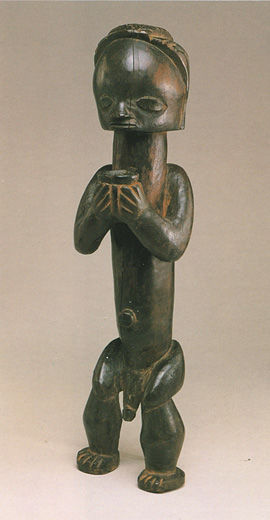 Figure from a Reliquary Ensemble: Seated Male Holding Cup