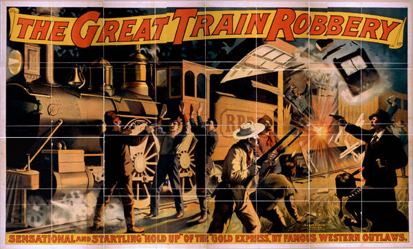 Movie Poster for The Great Train Robbery, ca. 1903