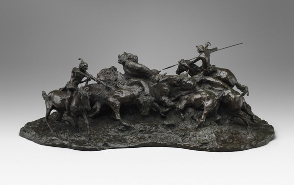 Charles M. Russell (American, 1864–1926). Meat for Wild Men, 1924