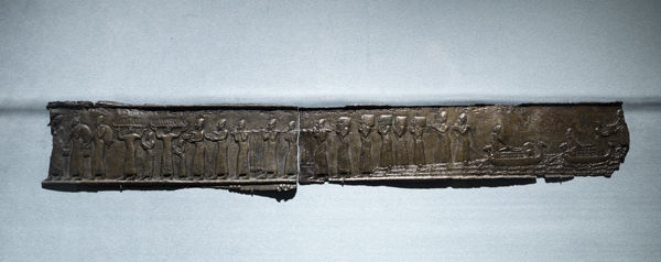 The two friezes of the Balawat Gate, joined together once more