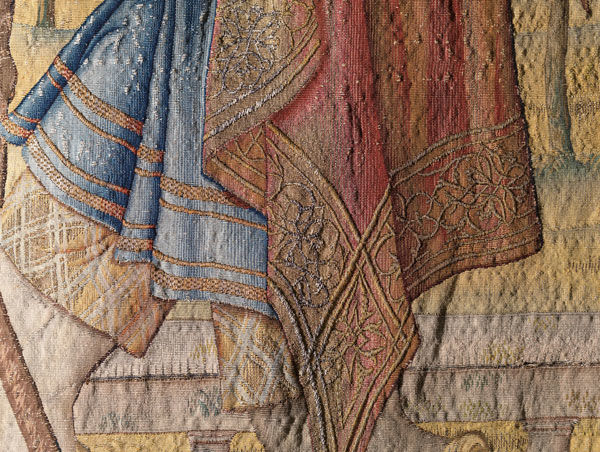 Detail showing the garments of Vertumnus