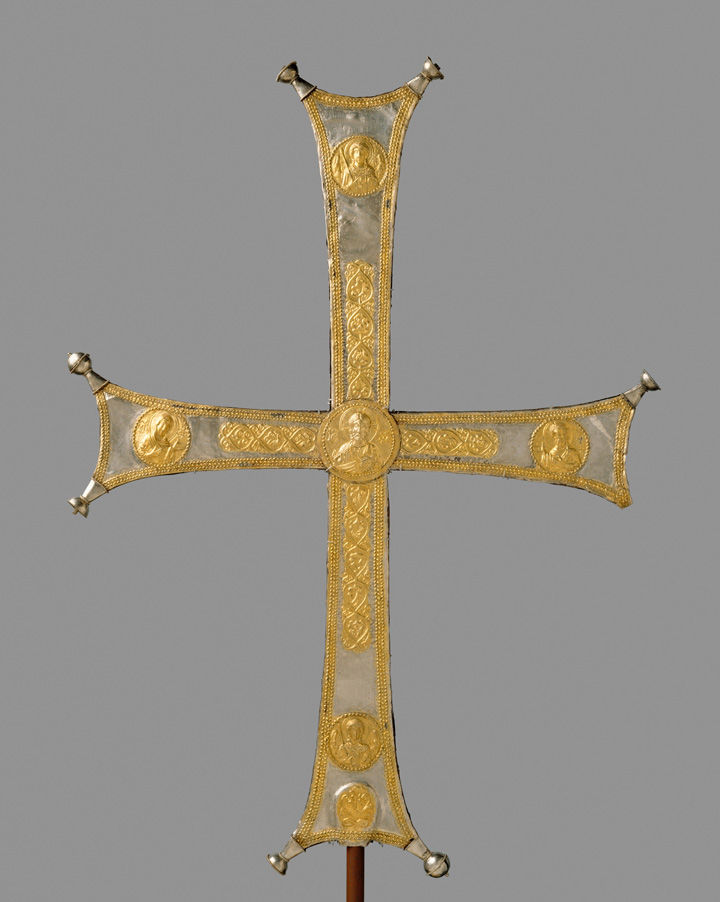 Byzantine processional cross from the 11th century