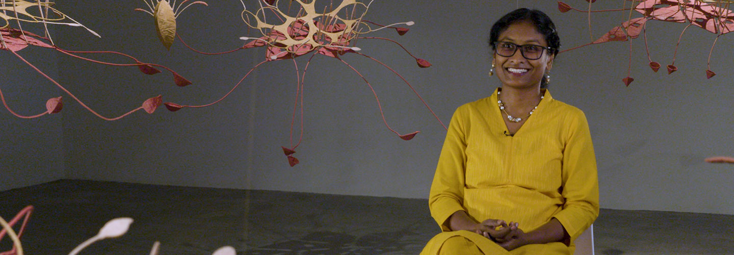 Ranjani Shettar discusses her installation Seven ponds and a few raindrops