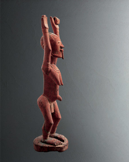 Female Figure with Raised Arms