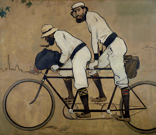 Ramon Casas and Pere Romeu on a Tandem (End of the 19th Century)