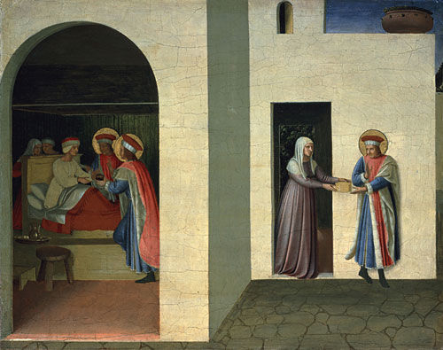 Healing of Palladia by Saints Cosmas and Damian
