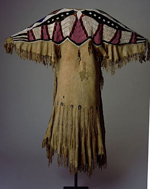 Woman's beaded dress