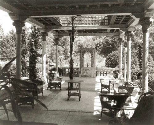 View of Daffodil Terrace, Laurelton Hall