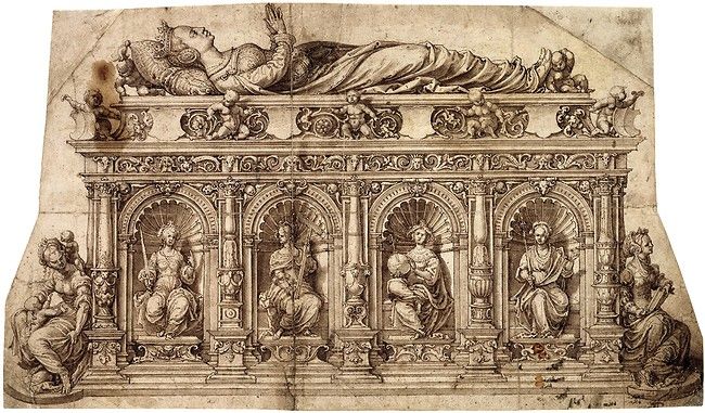 Design for the Tomb of Isabella of Austria (Elizabeth of Denmark)