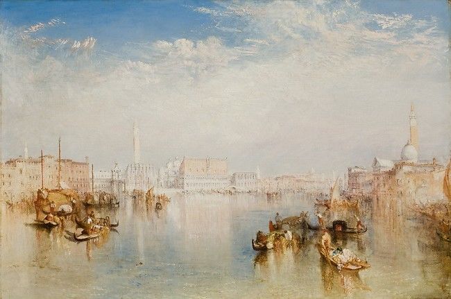 View of Venice: The Ducal Palace, Dogana, and Part of San Giorgio