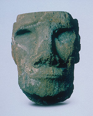Head of a Stone Figure (<i>moai</i>)