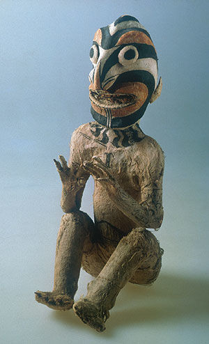 Barkcloth Figure (<i>manu uru</i>)