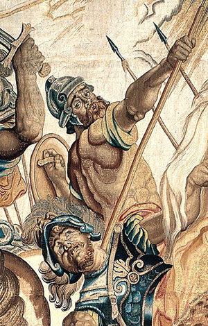 The Battle of Veseris and the Death of Decius Mus (detail)