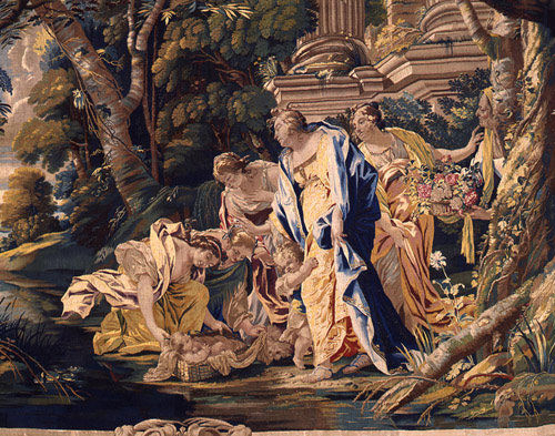 Moses Rescued from the Nile (detail)