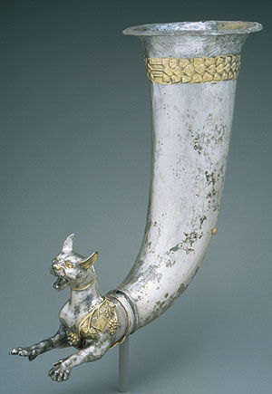 Rhyton with Forepart of a Wild Cat