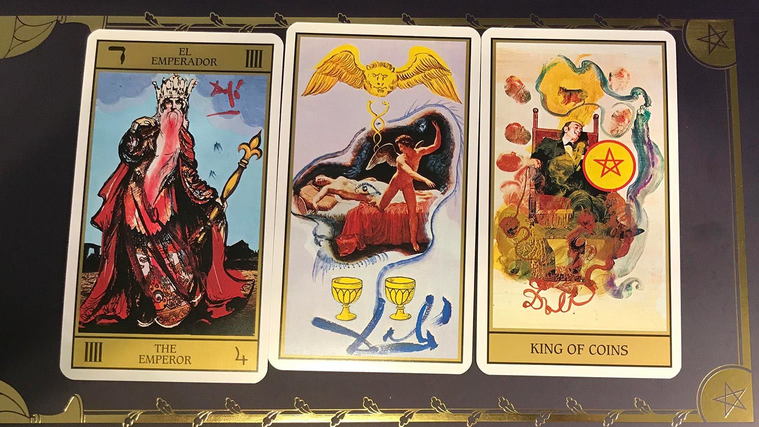 Tarot cards designed by Dali