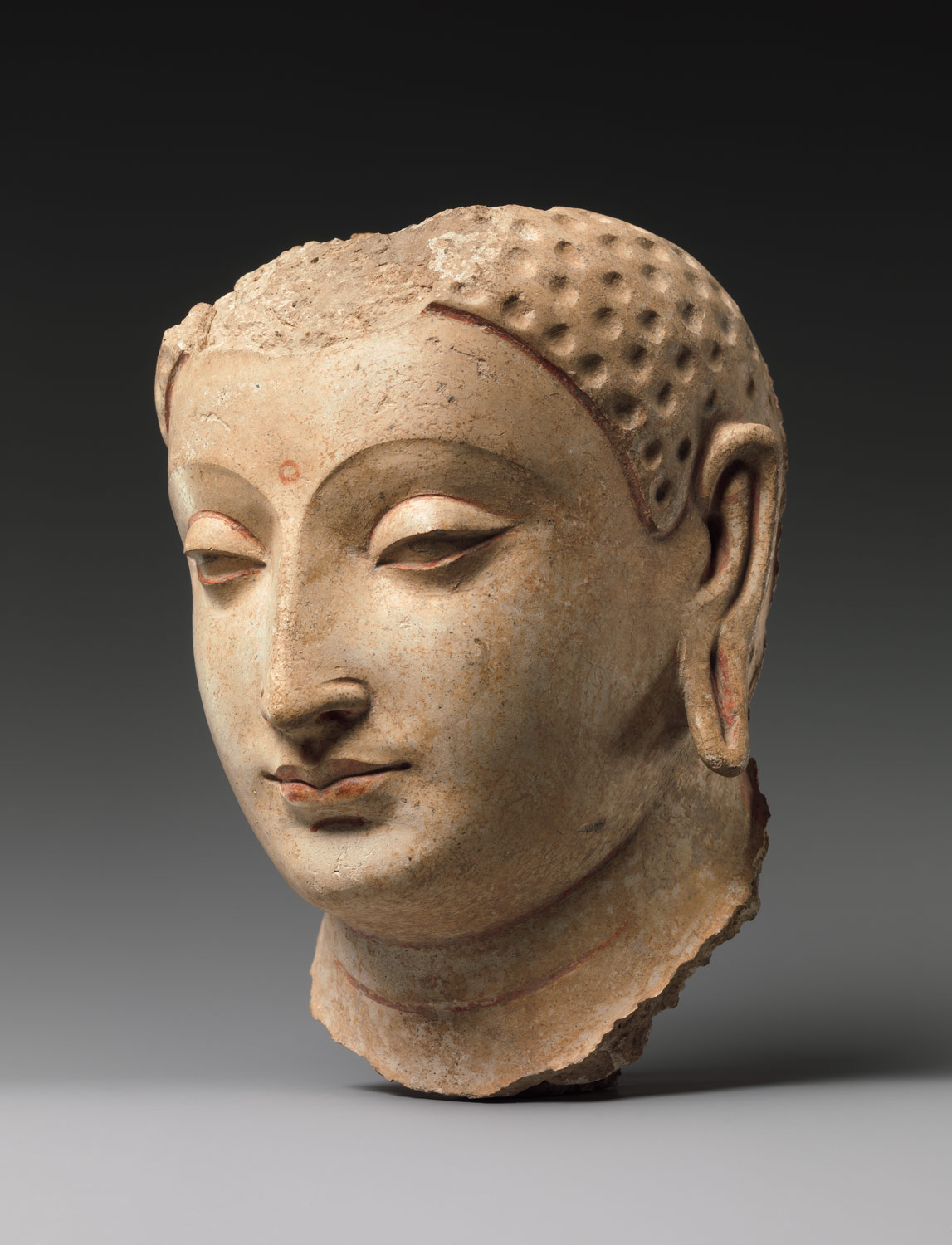 Head Of Buddha Work Of Art Heilbrunn Timeline Of Art History The