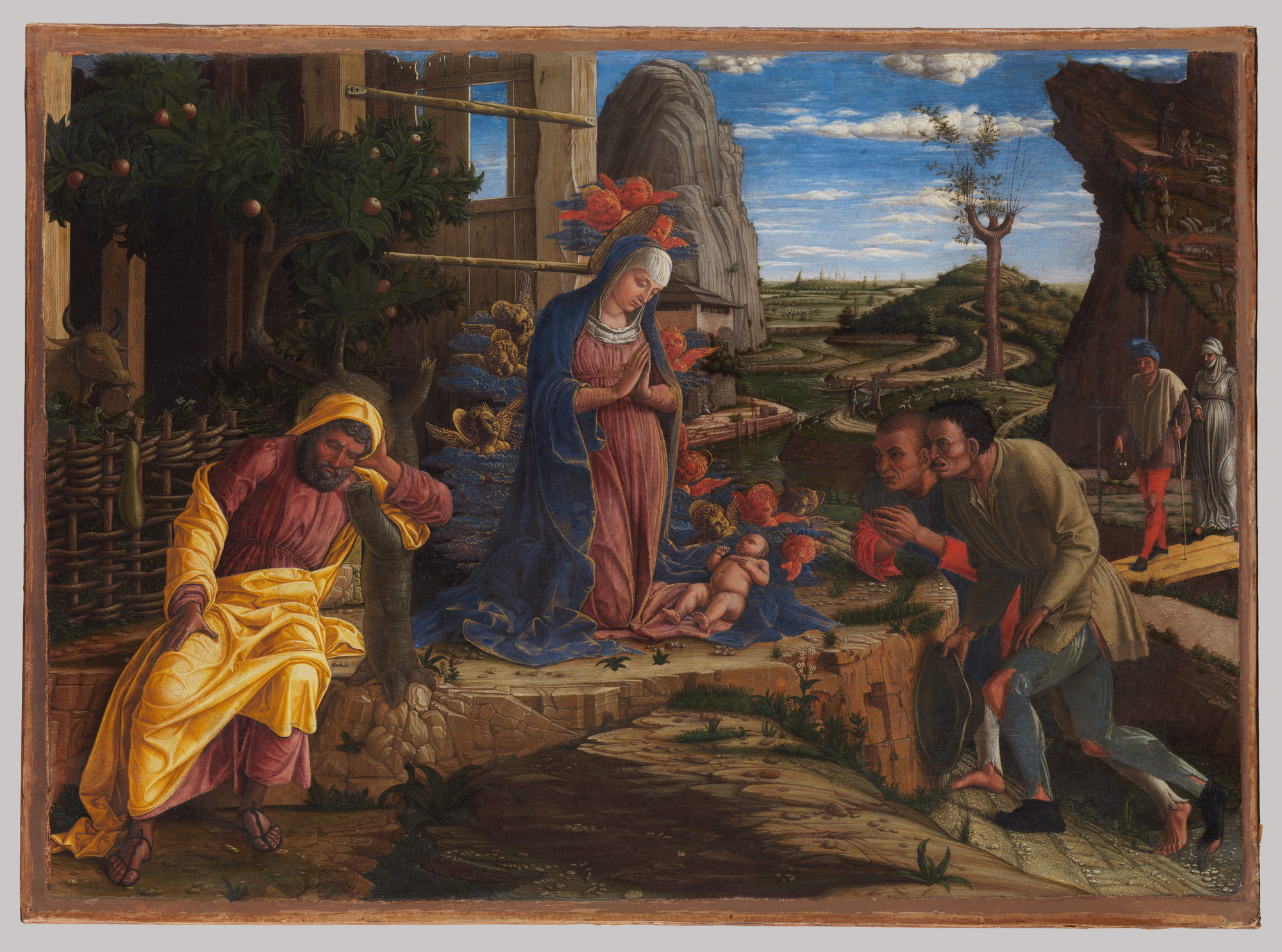 The Adoration Of The Shepherds Andrea Mantegna 321302 - 